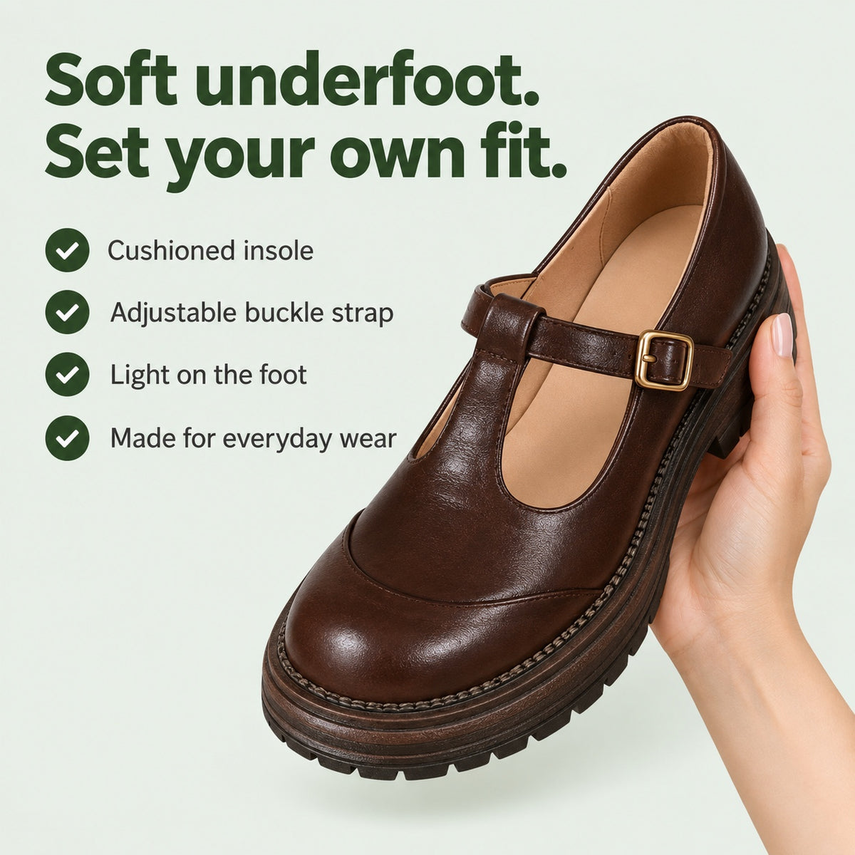 Addie – Women's Orthopedic Flats, key benefits