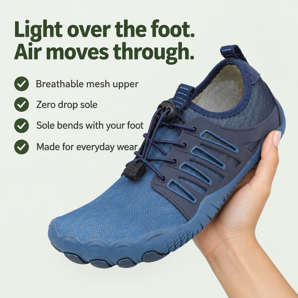 Alan – Women's Barefoot Sneakers, key benefits