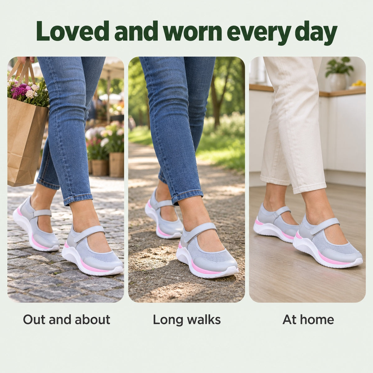 Alice – Women's Arch Support Sneakers, worn every day