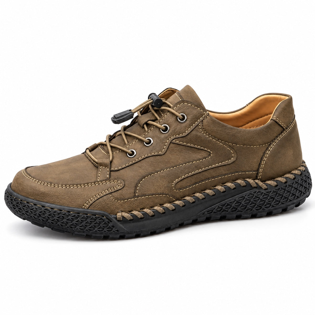 Allan – Men's Non-Slip Shoes in Dark Brown