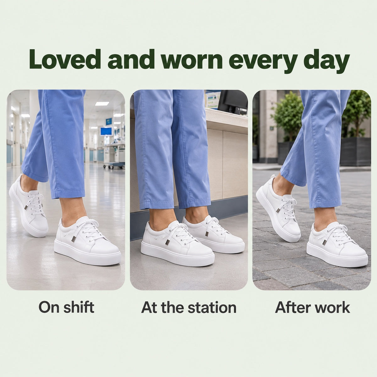 Allison – Women's Nursing Sneakers, worn every day