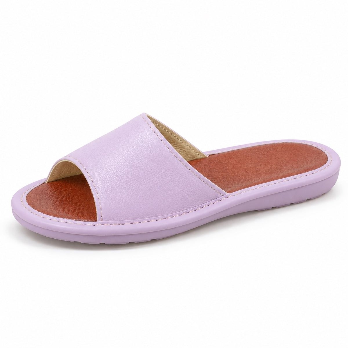 Alma – Women's Wide Toe Box Slippers in 515 Lilac