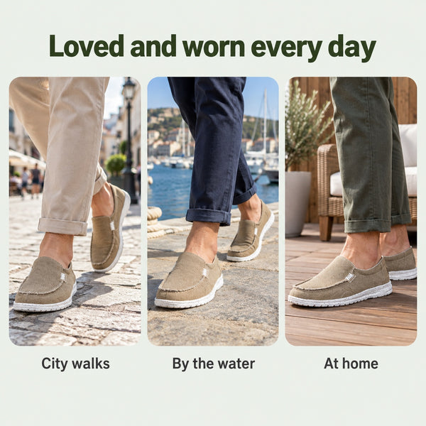 Andy – Men's Slip-On Loafers, worn every day