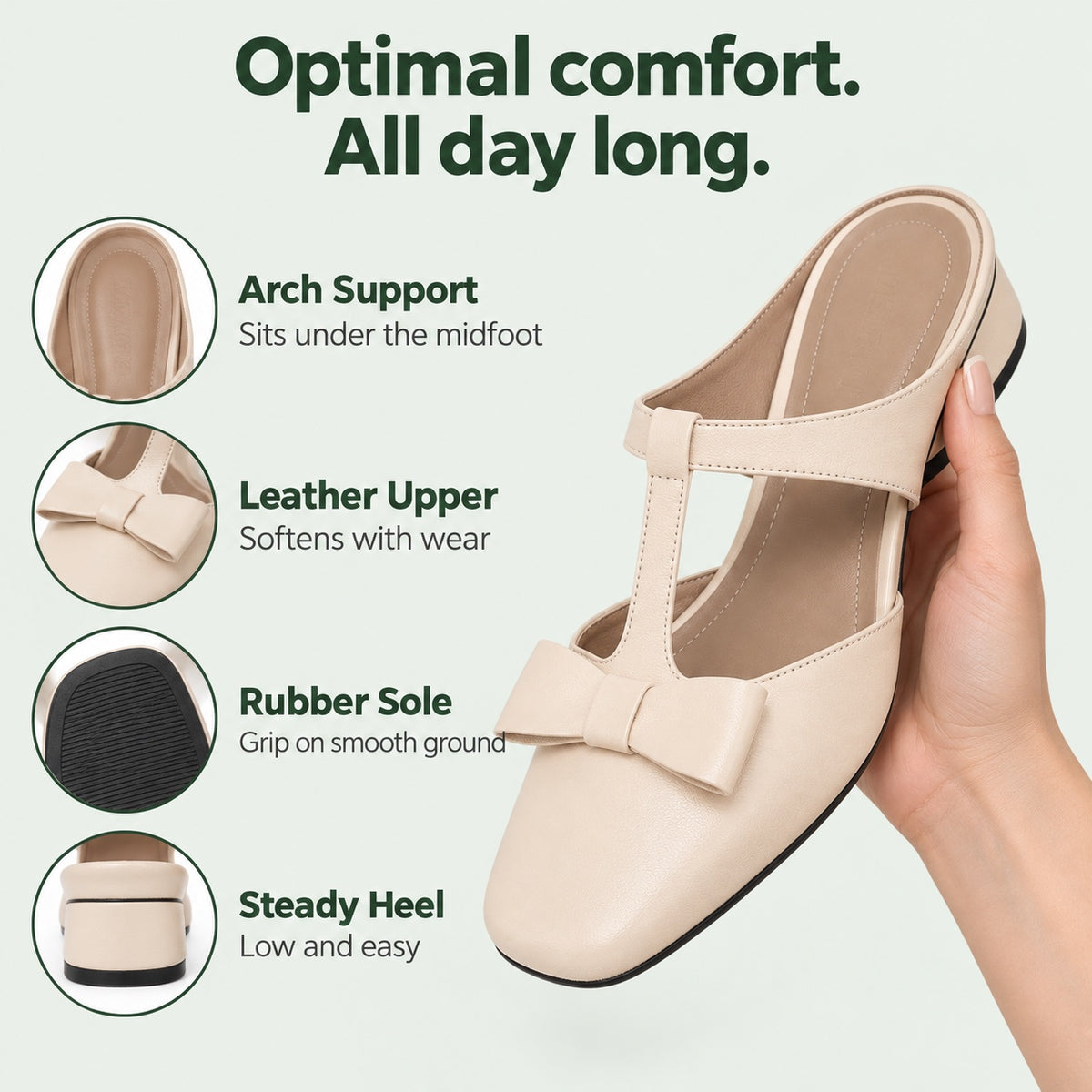 Angelica – Women's Arch Support Shoes, features