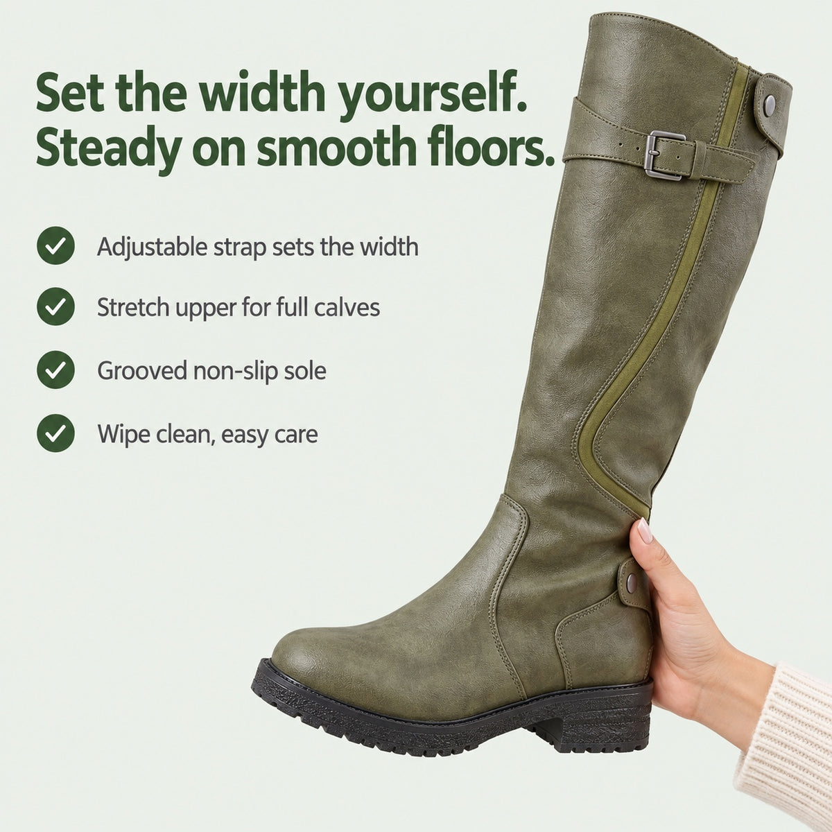 Angie – Women's Wide Calf Boots, key benefits