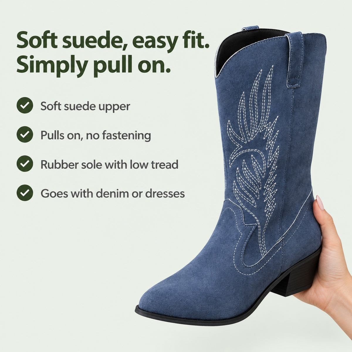 Anna – Women's Wide Calf Boots, key benefits