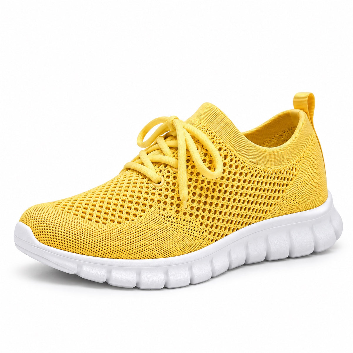 Annie – Women's Arch Support Sneakers in Dark Yellow