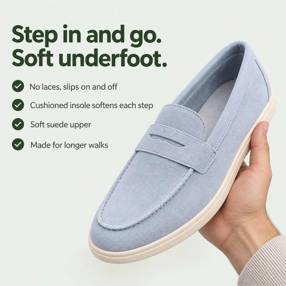 Archie – Men's Slip-On Loafers, key benefits