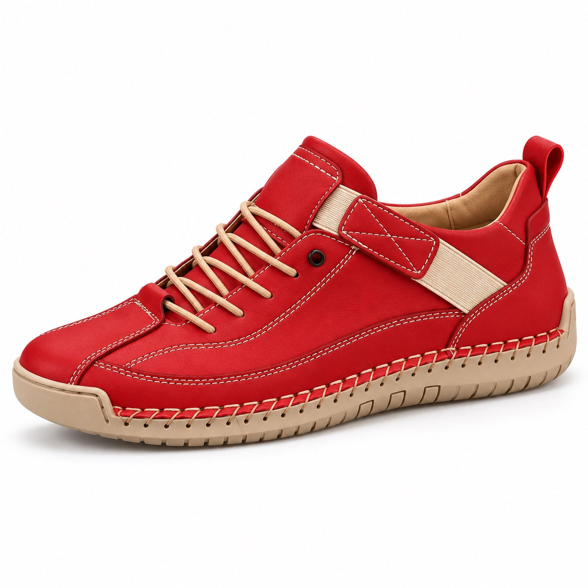 Arlene – Women's Plantar Fasciitis Sneakers in Red
