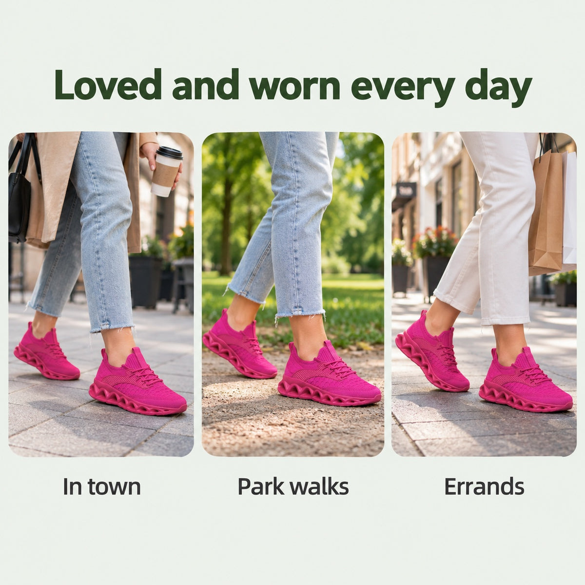 Baker – Unisex Orthopedic Sneakers, worn every day