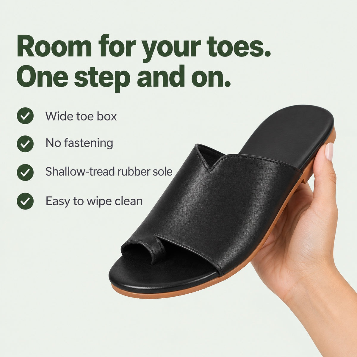 Barnett – Unisex Wide Toe Box Sandals, key benefits