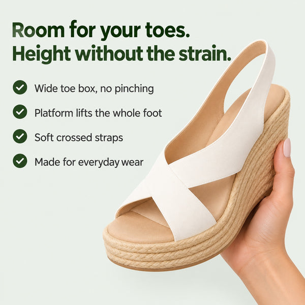 Beck – Unisex Wide Toe Box Sandals, key benefits