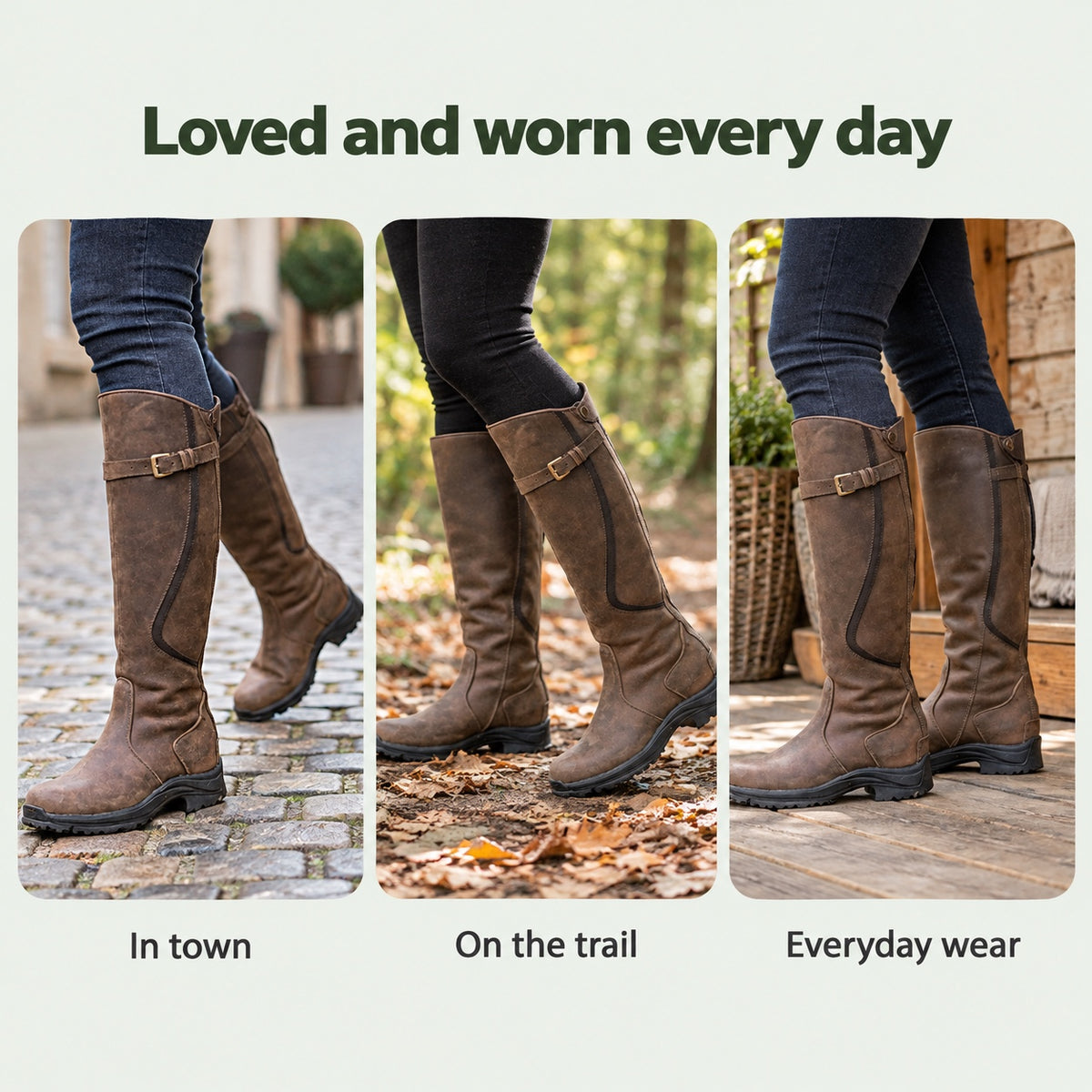 Belinda – Women's Wide Calf Boots, worn every day