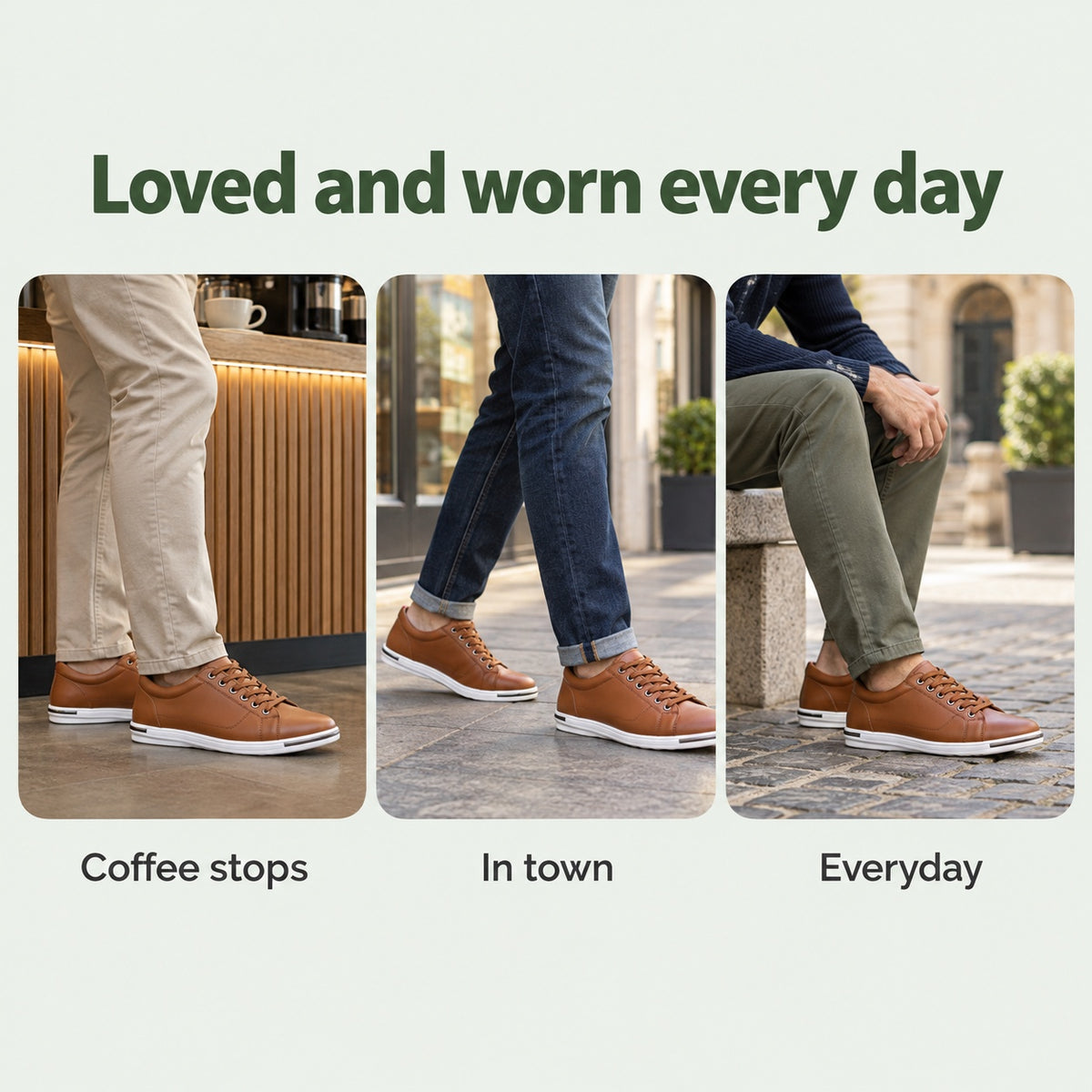 Benjamin – Men's Walking Shoes, worn every day