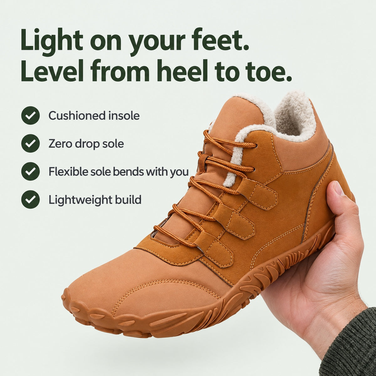 Benson – Unisex Barefoot Shoes, key benefits