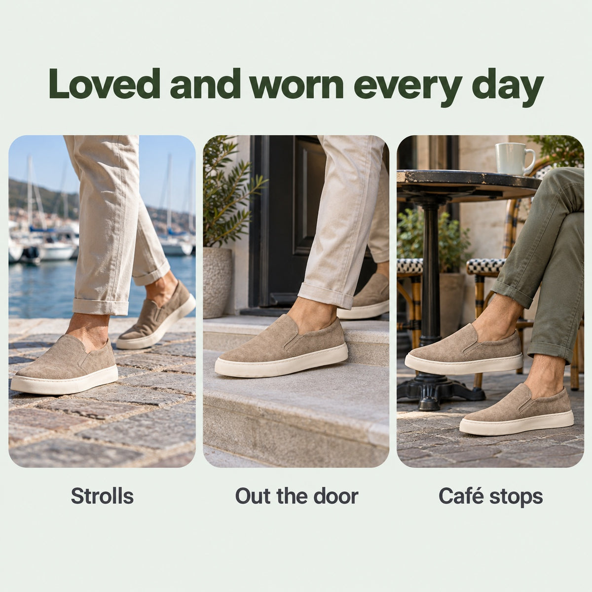 Bernard – Men's Barefoot Loafers, worn every day