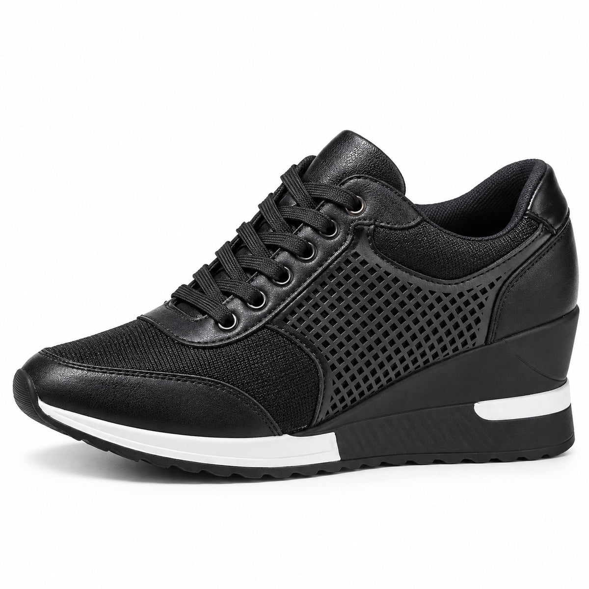 Bernice – Women's Wide Toe Box Sneakers in Black