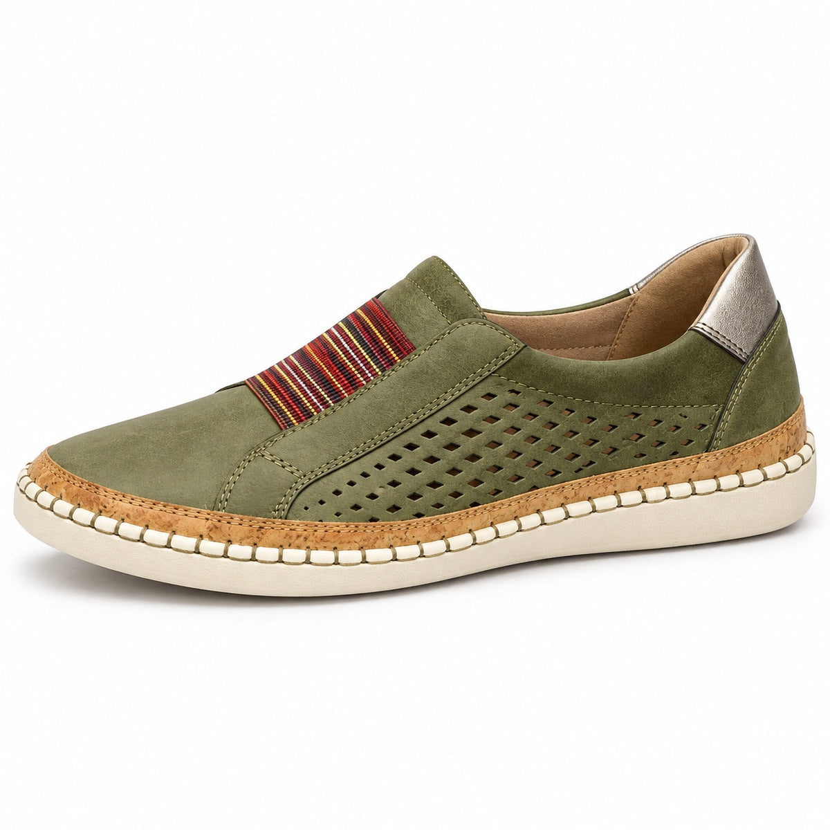 Bertha – Women's Arch Support Sneakers in Green