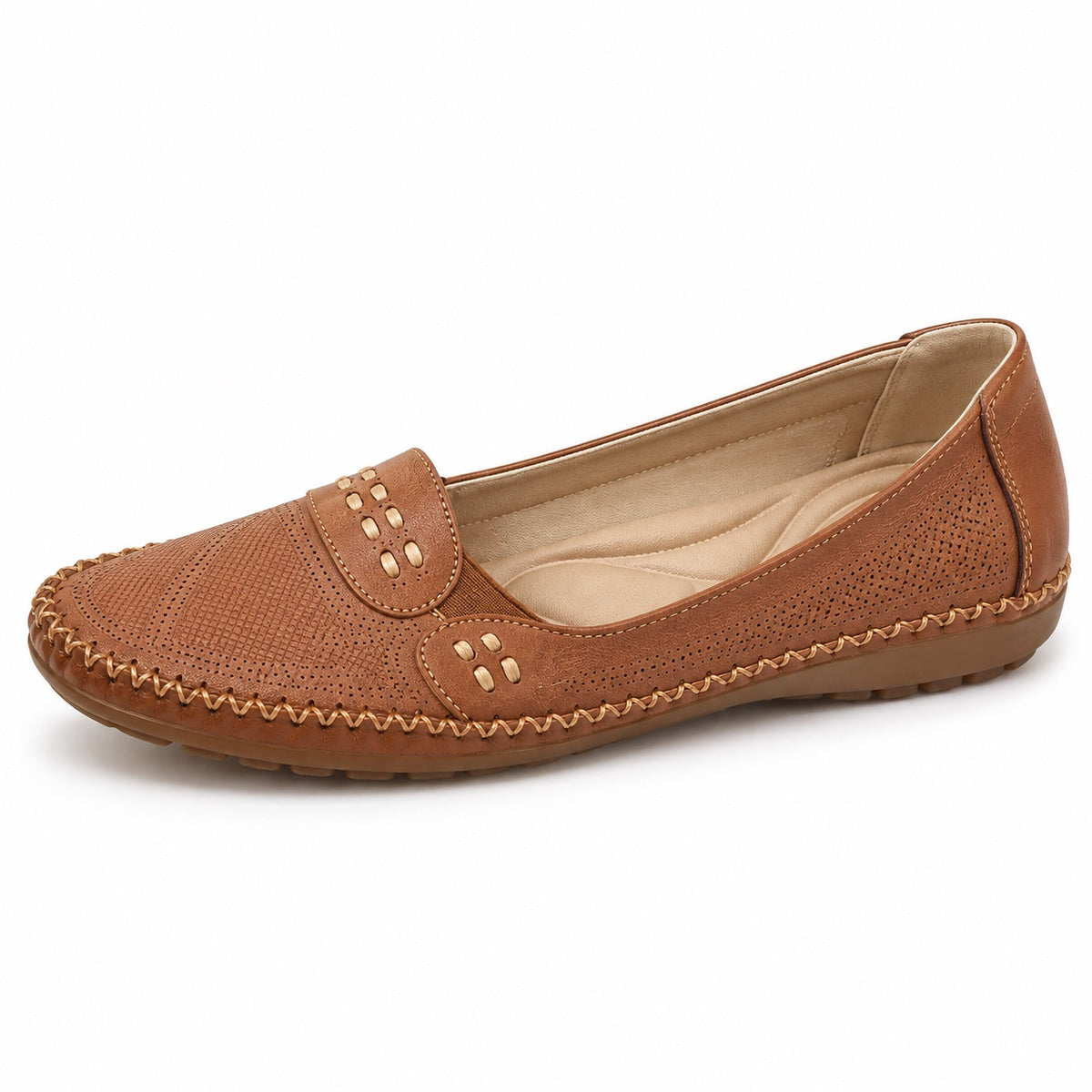 Beverly – Women's Arch Support Shoes in Brown