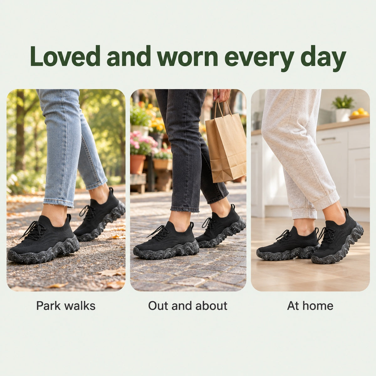 Bonnie – Women's Arch Support Sneakers, worn every day