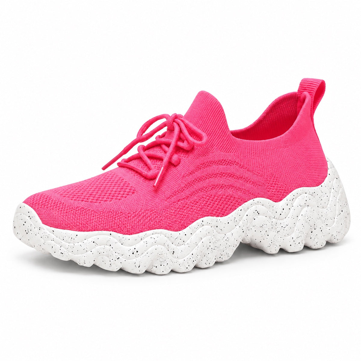 Bonnie – Women's Arch Support Sneakers in Pink & White