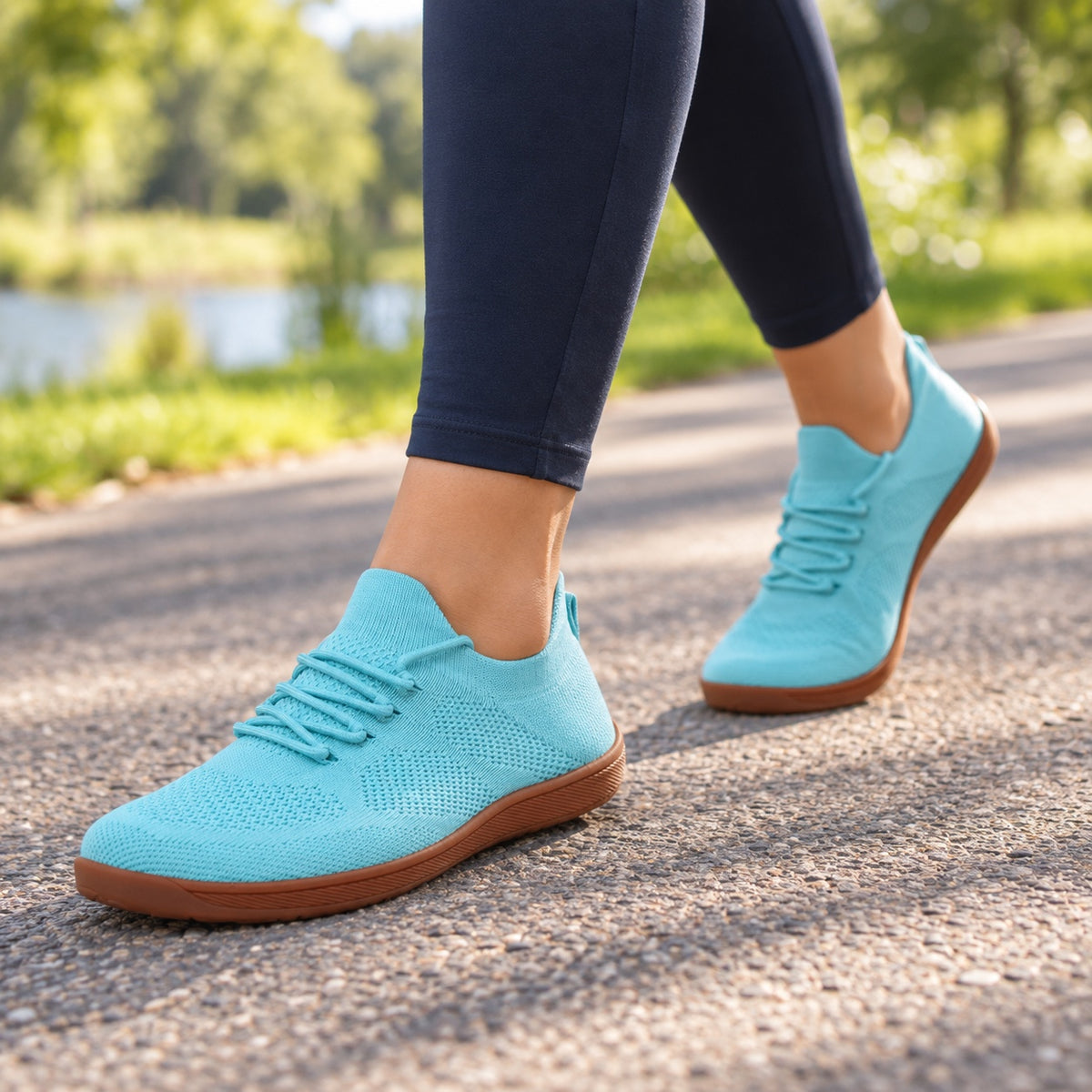 Brandi – Women's Barefoot Shoes, worn on a walk
