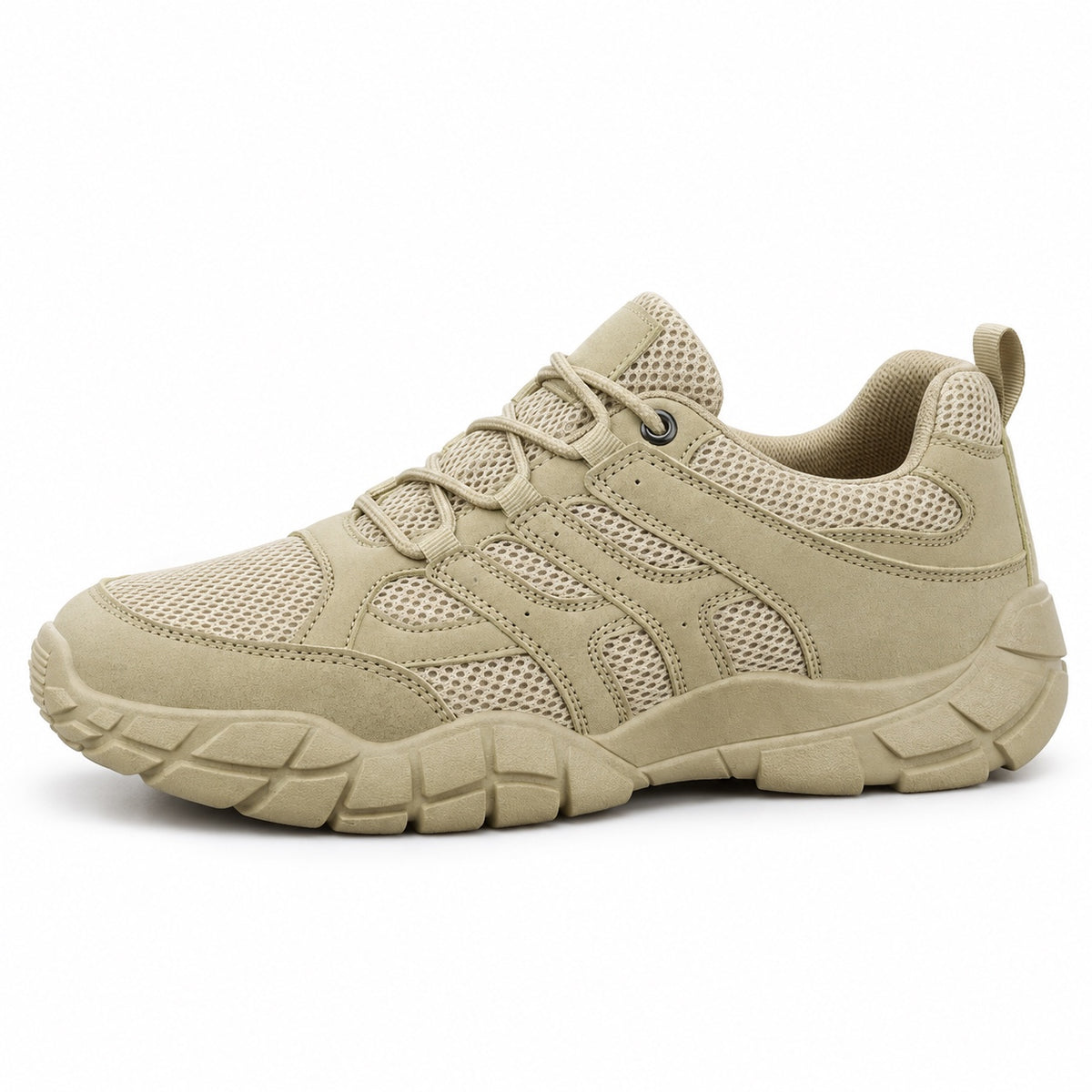 Brent – Men's Walking Sneakers in Khaki