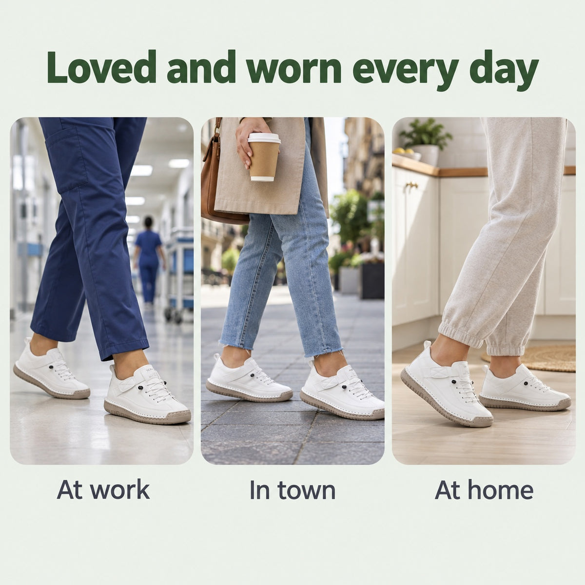 Bridget – Women's Nursing Sneakers, worn every day