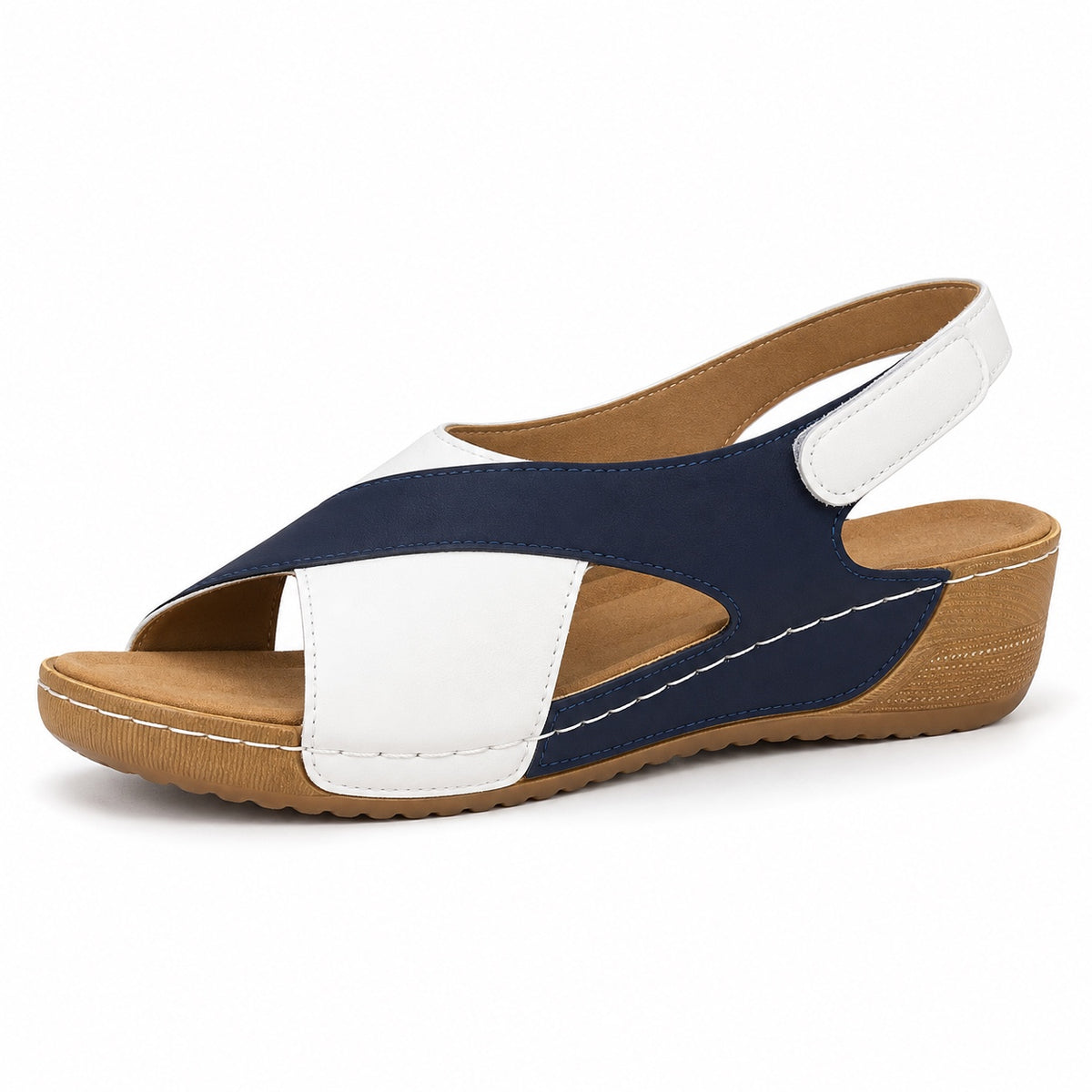 Bush – Unisex Comfortable Sandals in Blue and White