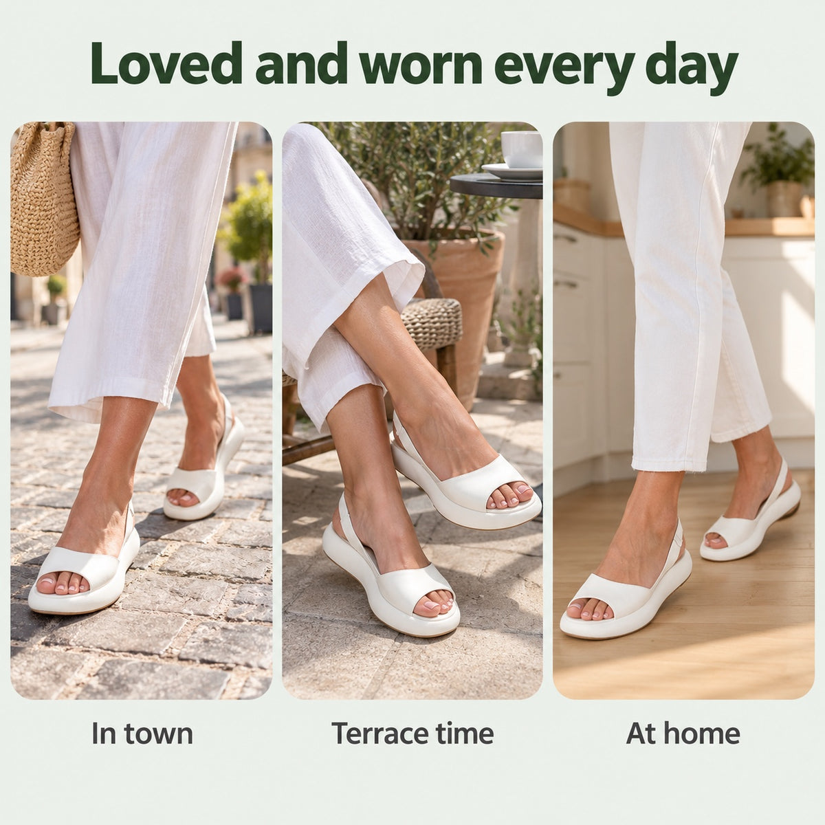 Caldwell – Unisex Comfortable Sandals, worn every day