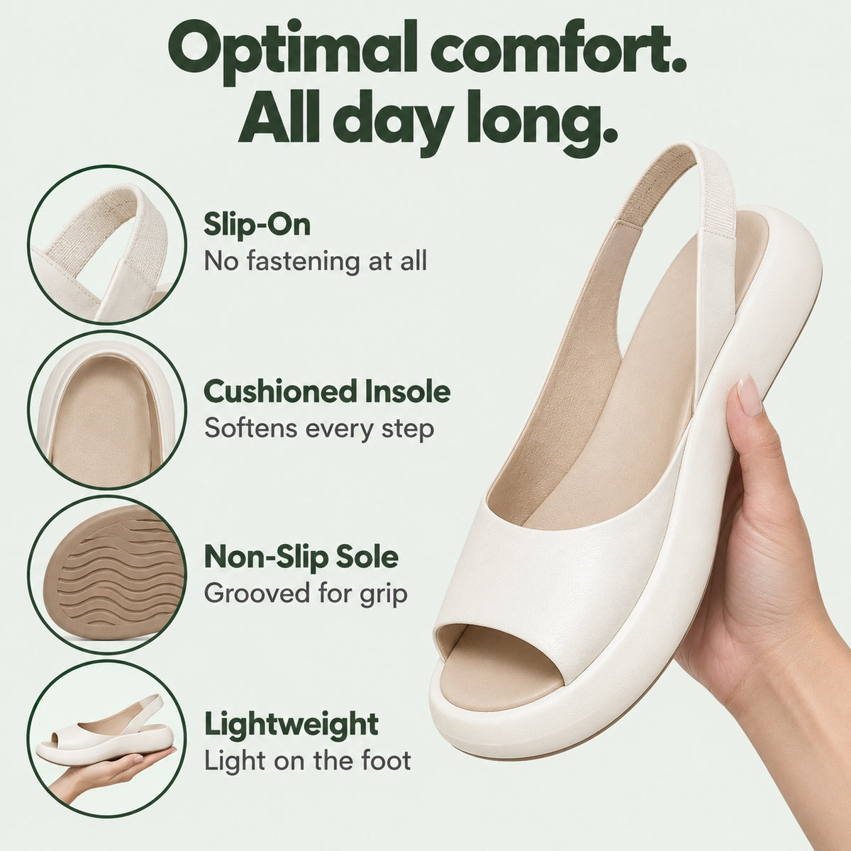 Caldwell – Unisex Comfortable Sandals, features