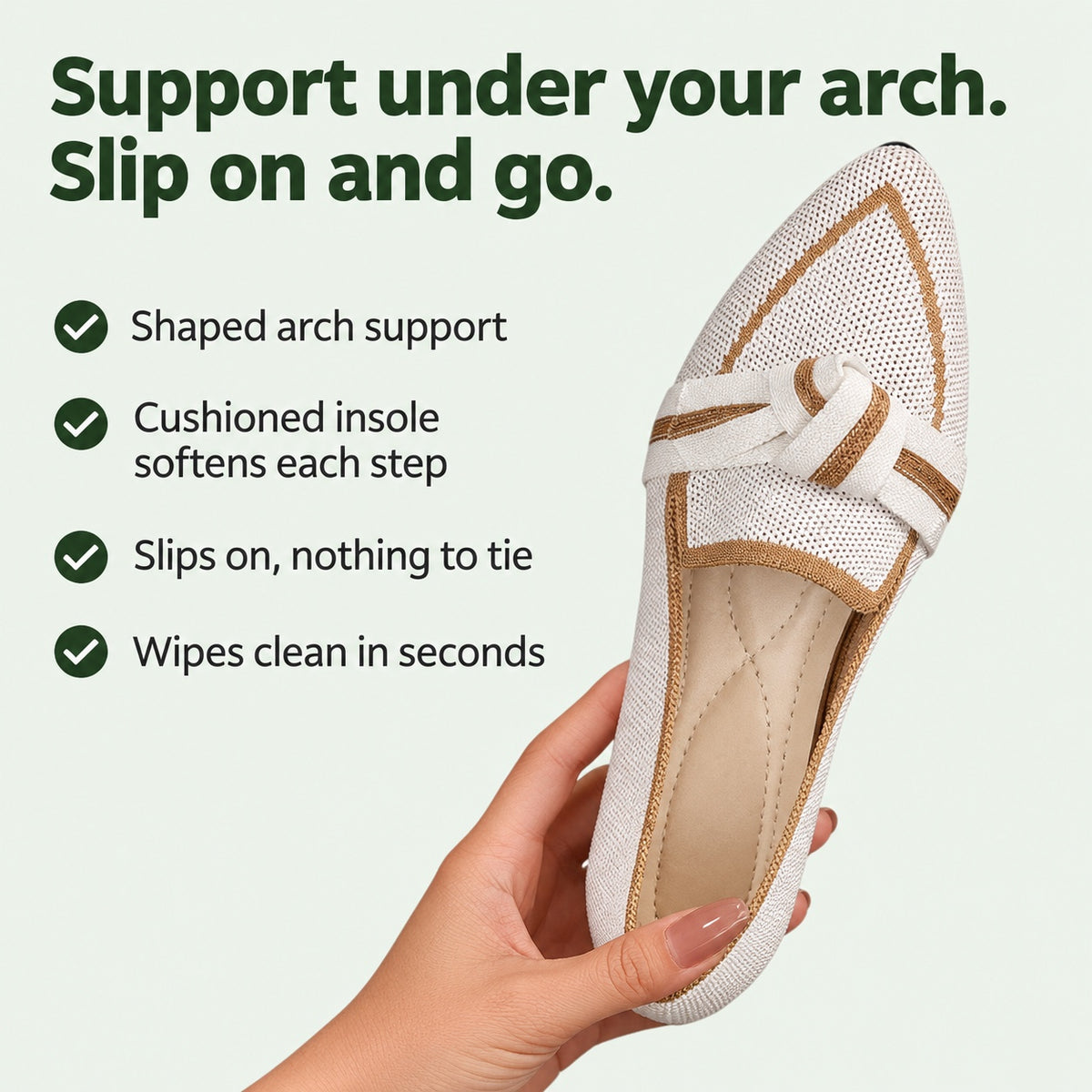 Cannon – Unisex Arch Support Loafers, key benefits