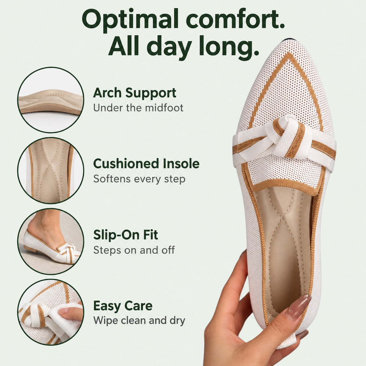 Cannon – Unisex Arch Support Loafers, features