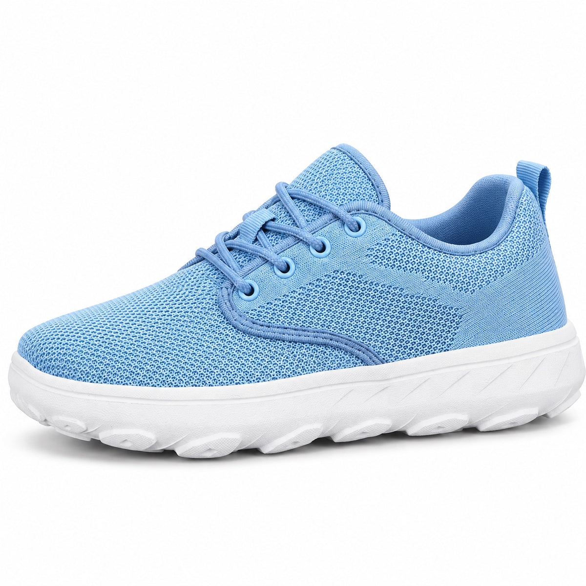 Carla – Women's Wide Toe Box Sneakers in Sky Blue