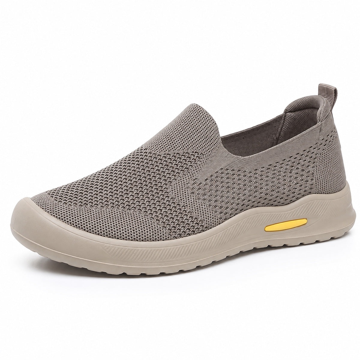 Carlson – Unisex Wide Toe Box Sneakers in Khaki