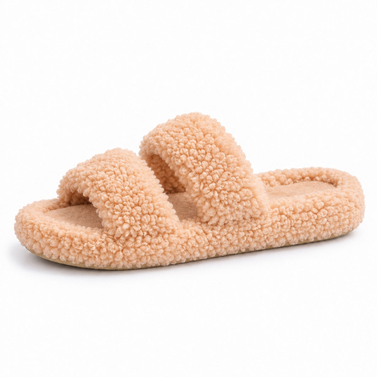 Carole – Women's Comfort Slippers in Apricot