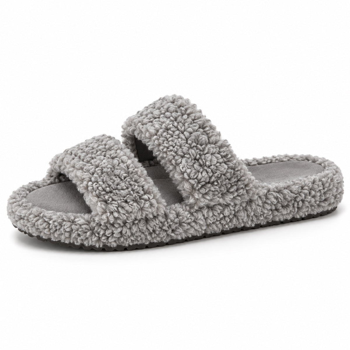 Carole – Women's Comfort Slippers in Gray