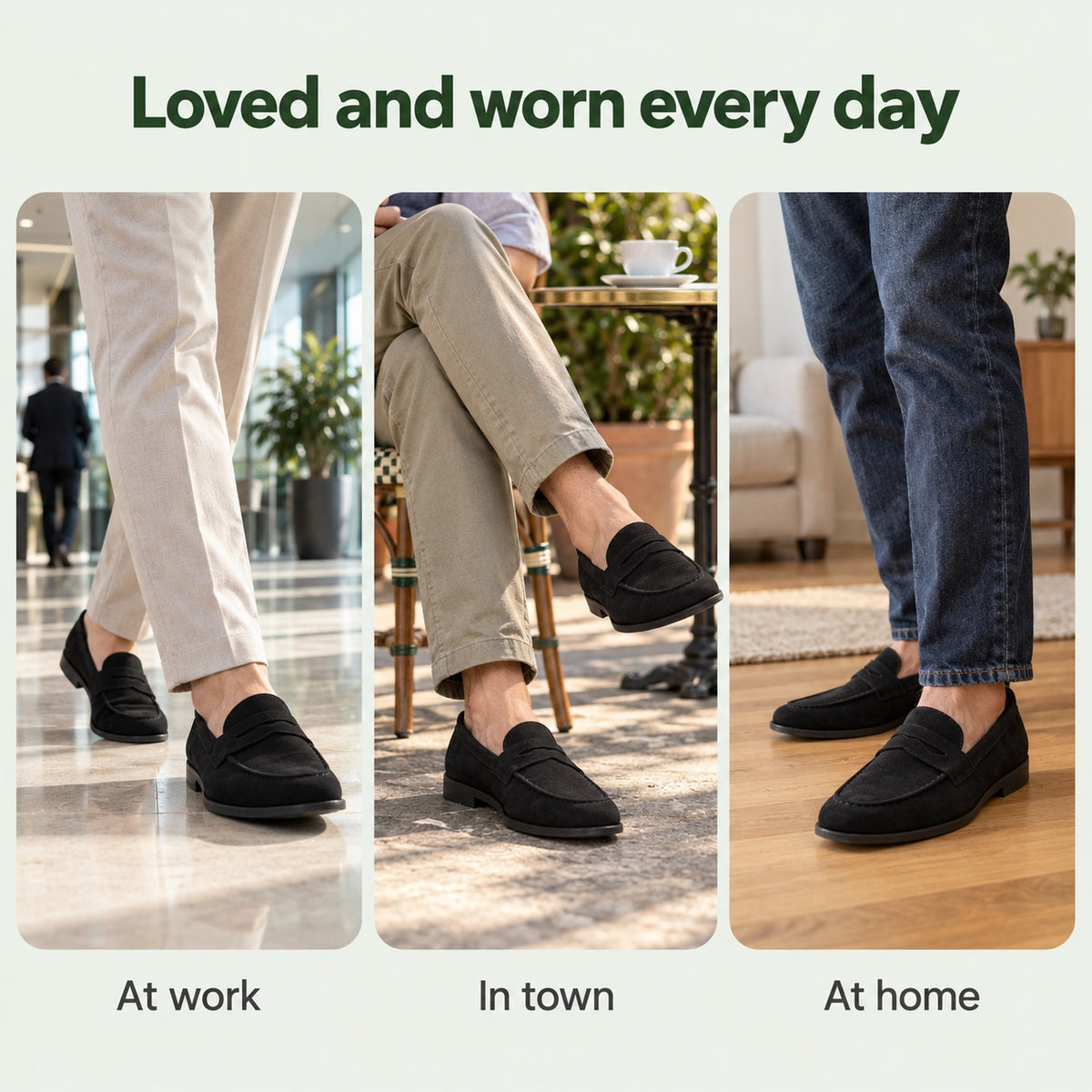 Castillo – Unisex Slip-On Loafers, worn every day