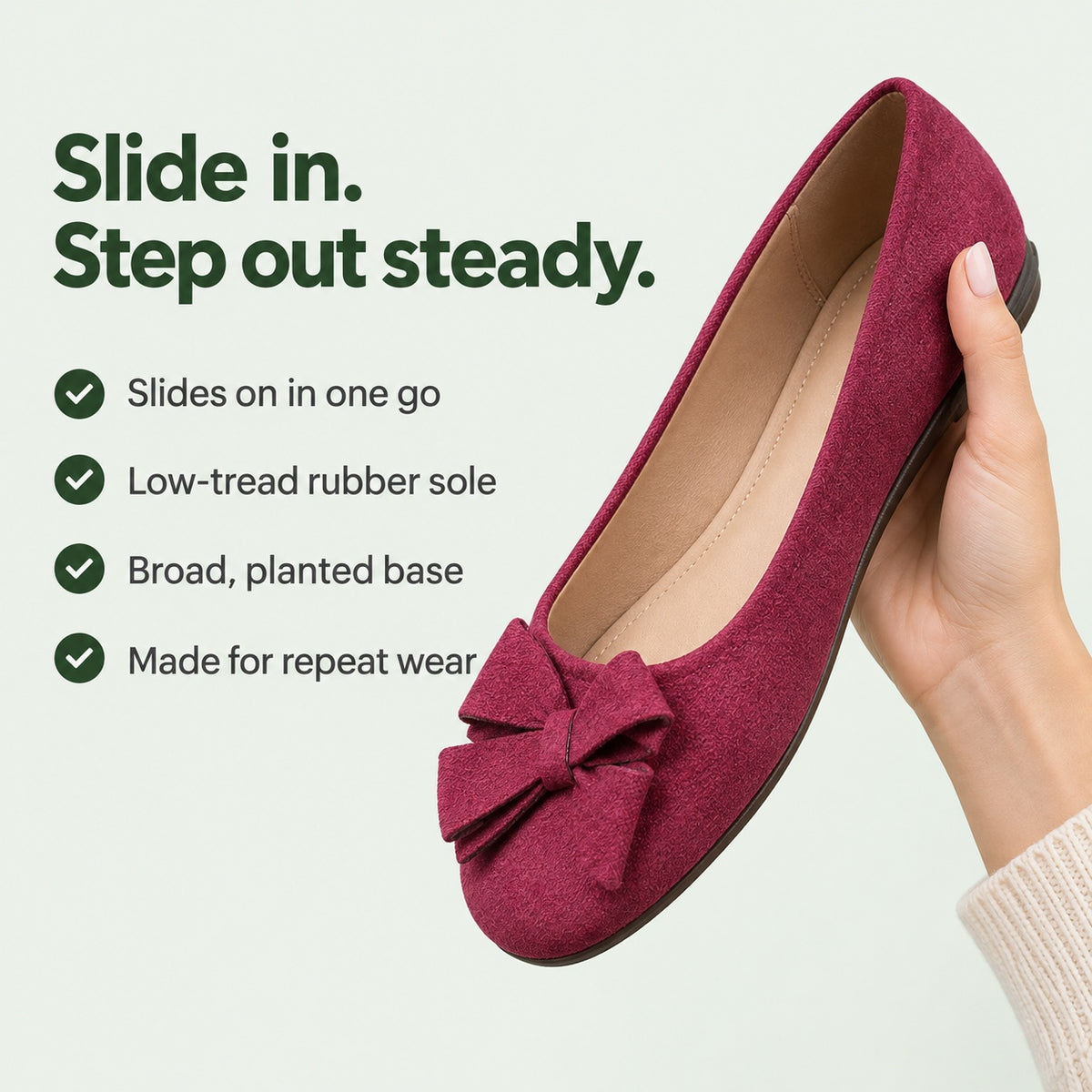 Cathy – Women's Slip-On Loafers, key benefits