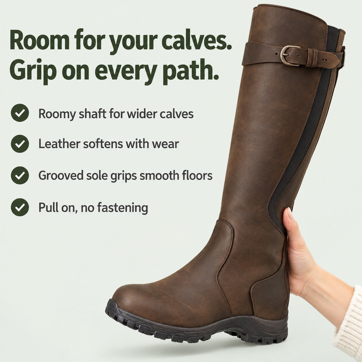 Celia – Women's Wide Calf Boots, key benefits