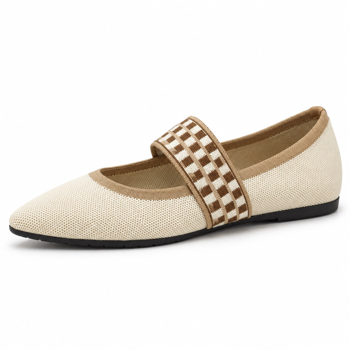 Christie – Women's Comfort Flats in Ivory Cream