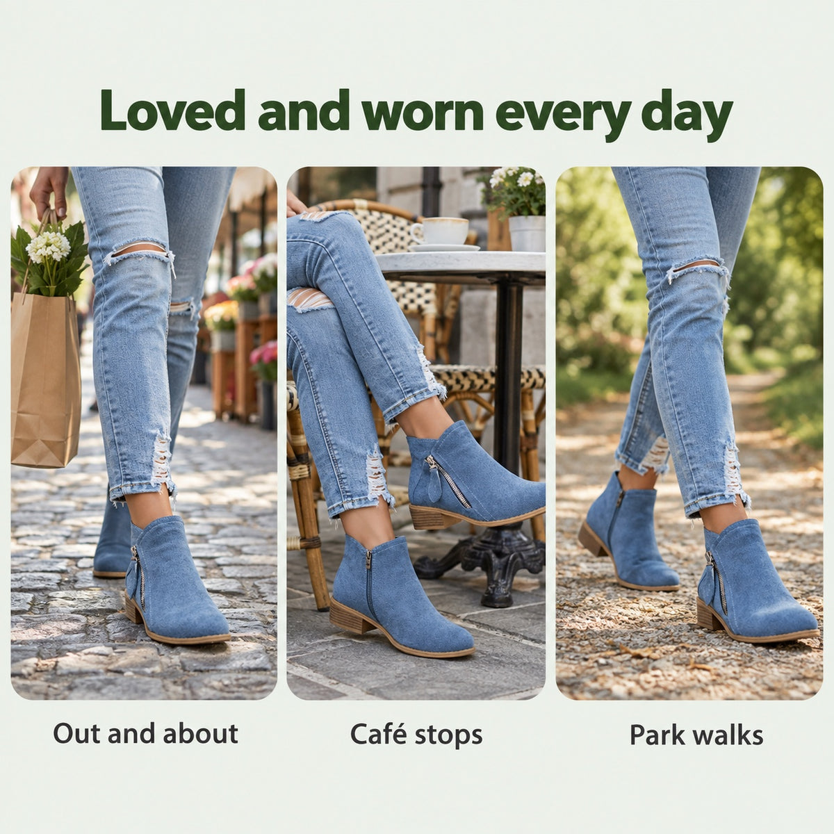 Christine – Women's Comfort Boots, worn every day