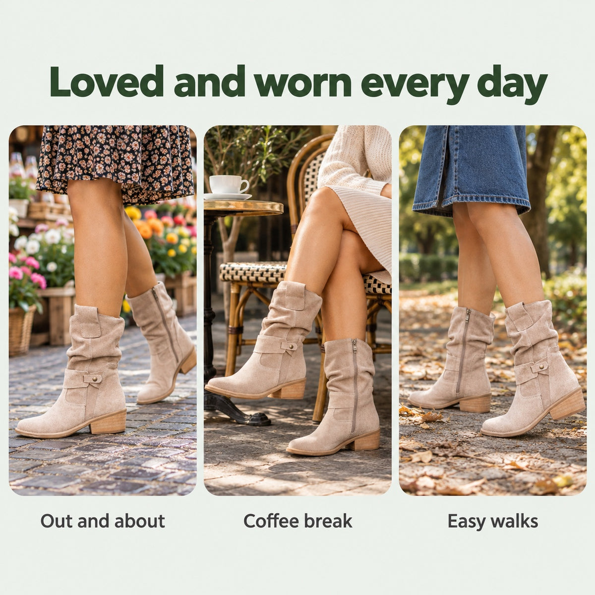 Cook – Unisex Wide Calf Boots, worn every day
