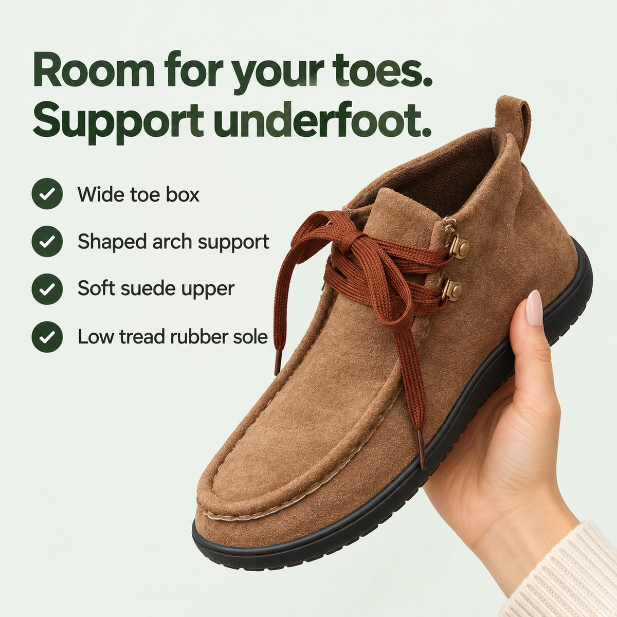 Corey – Unisex Arch Support Shoes, key benefits