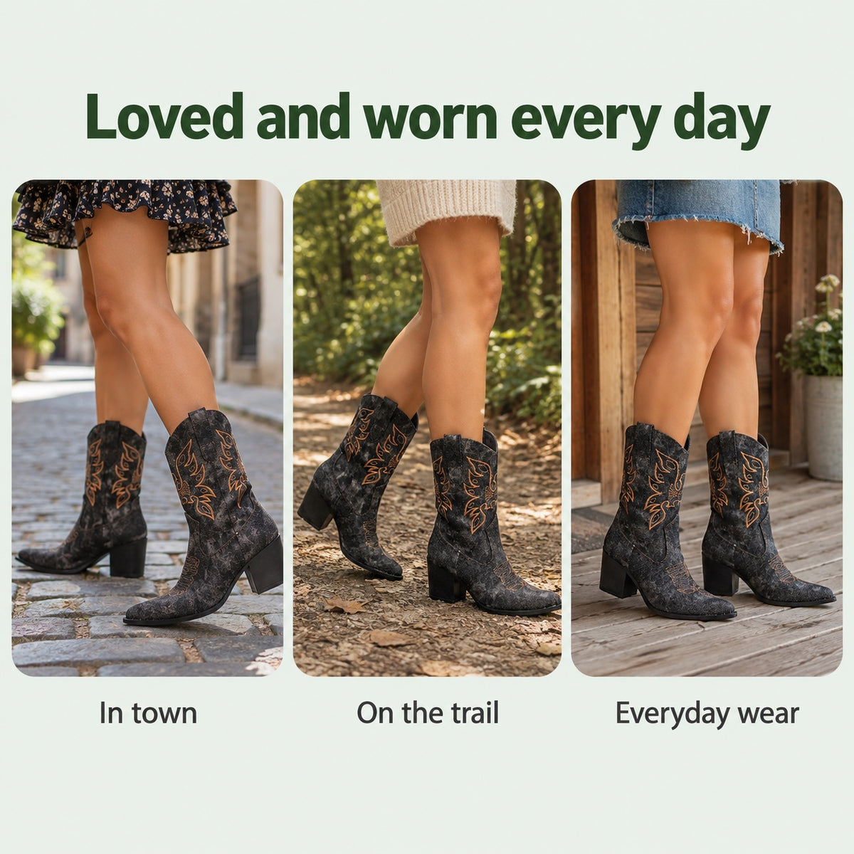 Cynthia – Women's Wide Calf Boots, worn every day