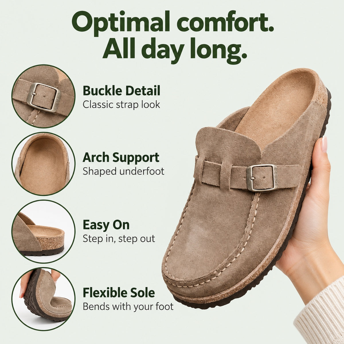 Darcy – Unisex Orthopedic Loafers, features