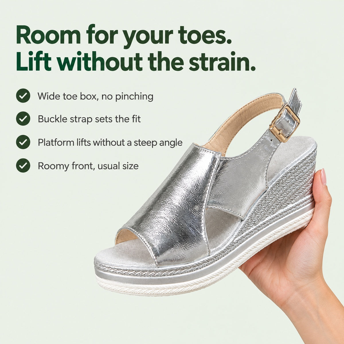 Dawson – Unisex Wide Toe Box Sandals, key benefits
