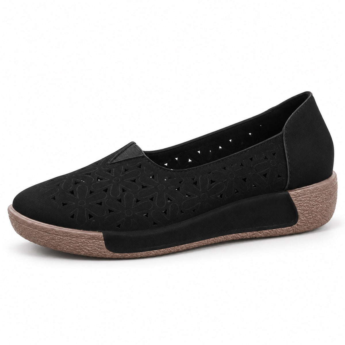 Debra – Women's Slip-On Loafers in Black