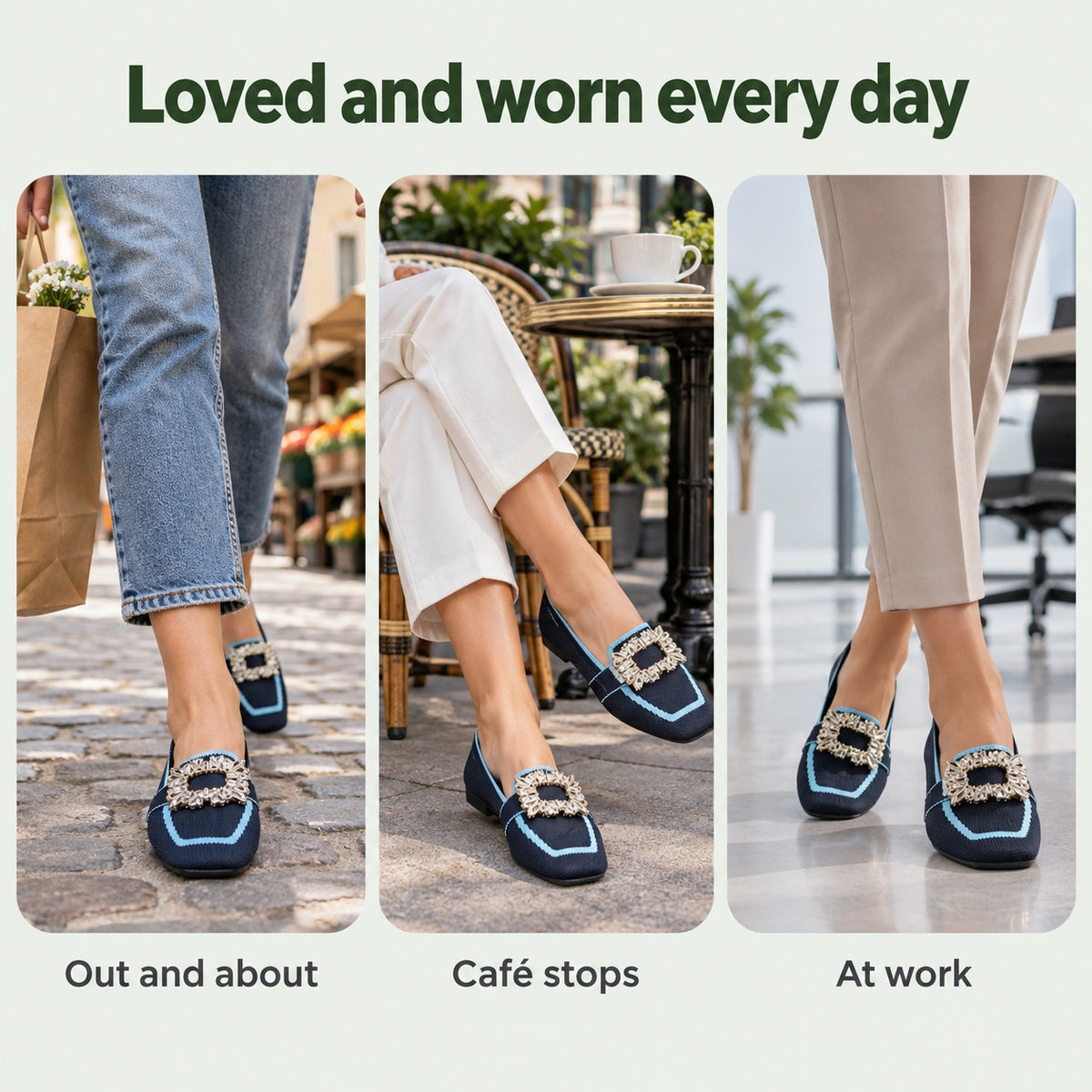 Desiree – Women's Slip-On Loafers, worn every day