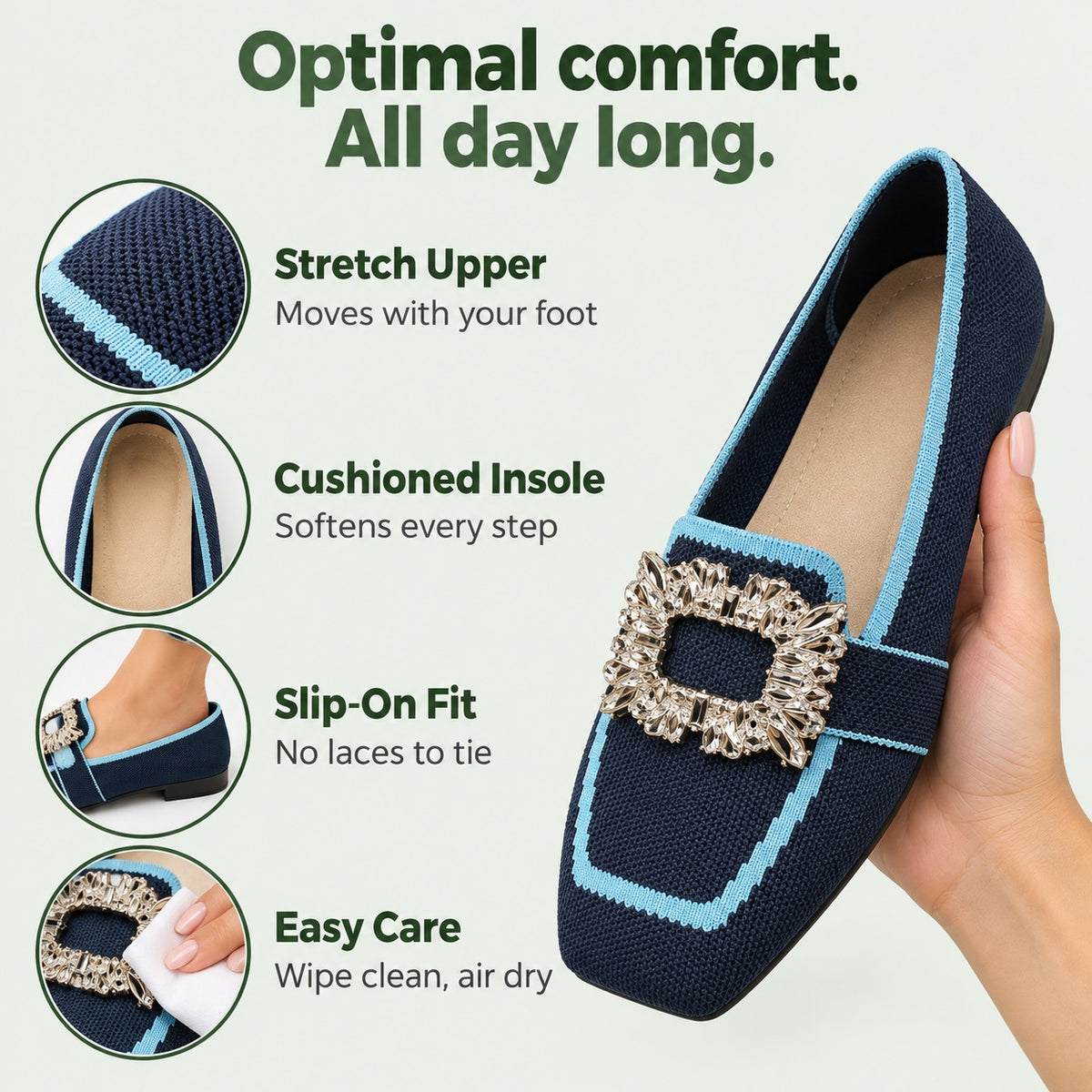 Desiree – Women's Slip-On Loafers, features